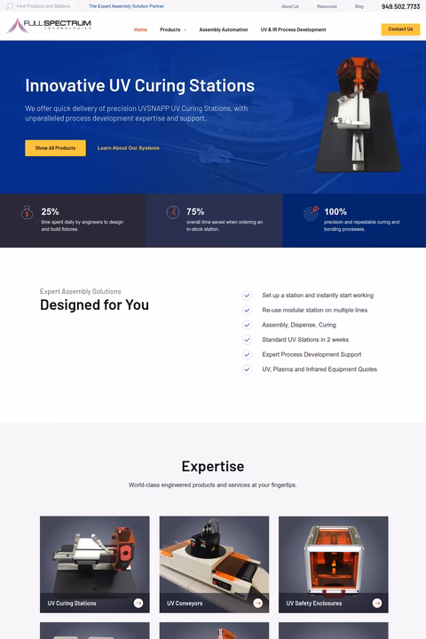 Full-Spectrum-Technologies Homepage 1440px