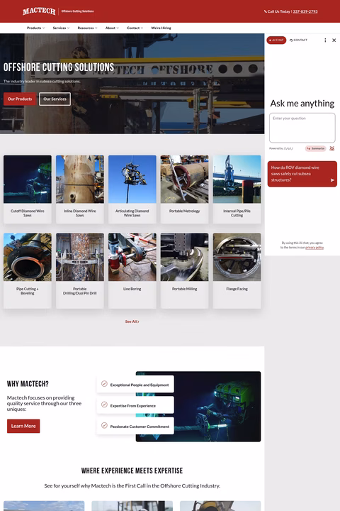 Mactech-Offshore Homepage 1440px