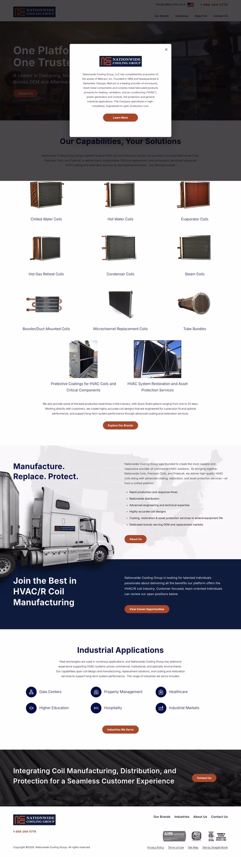 Nationwide-Cooling-Group Homepage 1440px
