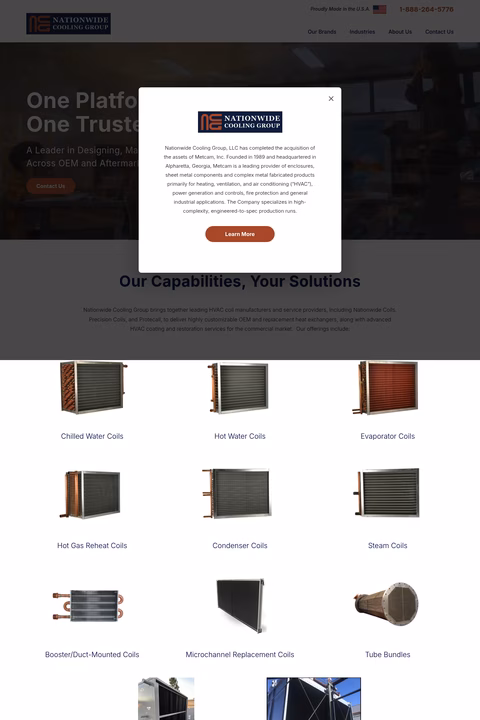 Nationwide-Cooling-Group Homepage 1440px