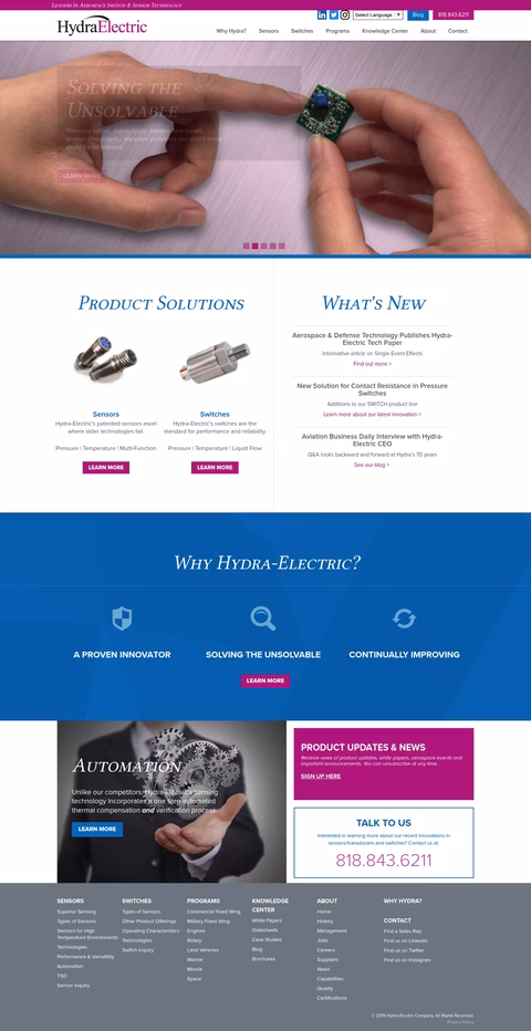 Hydra-Electric-Company Homepage 1440px