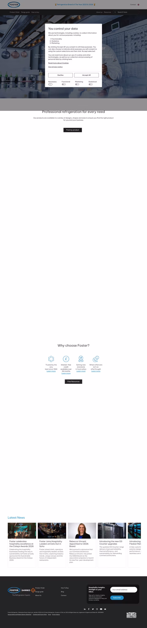Foster-Refrigeration Homepage 1440px
