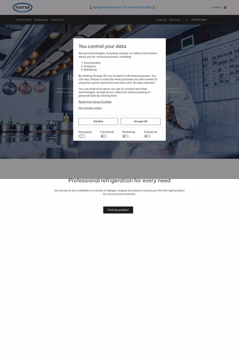 Foster-Refrigeration Homepage 1440px