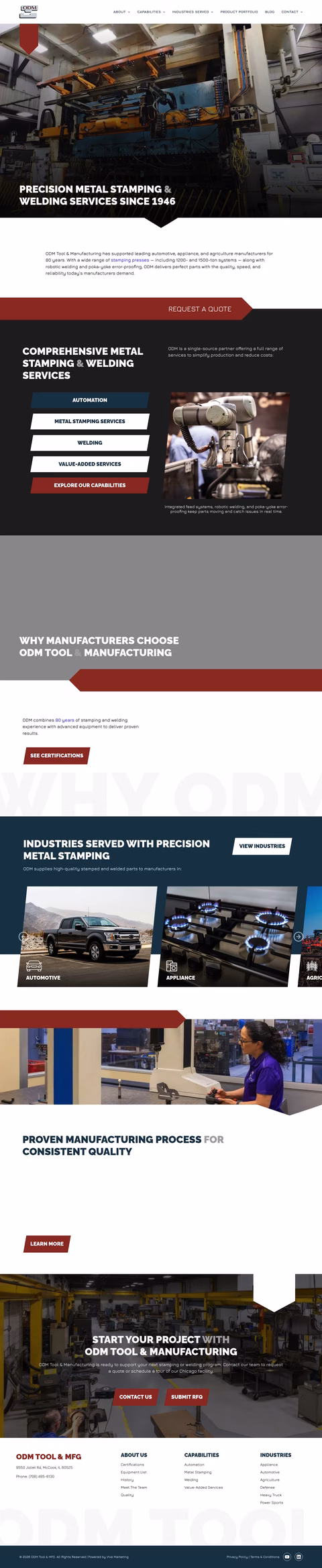 Odm-Tool-Manufacturing Homepage 1440px