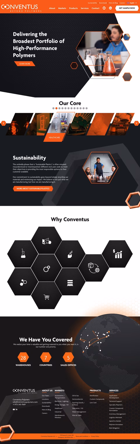 Conventus-Polymers Homepage 1440px