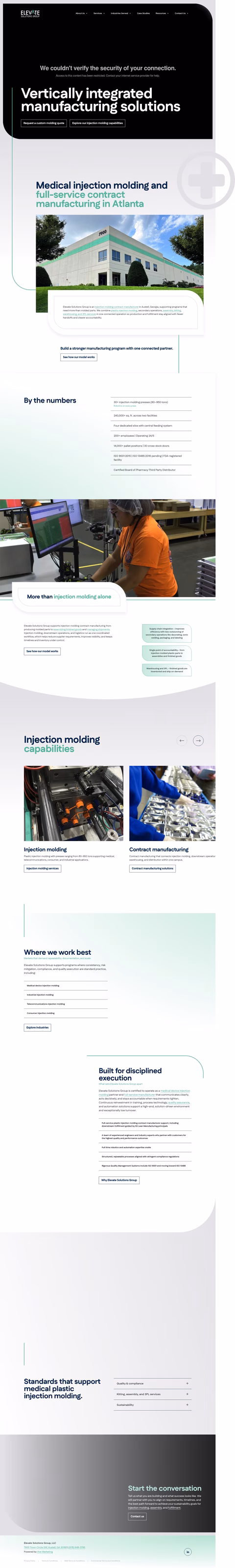 Elevate-Solutions-Group Homepage 1440px