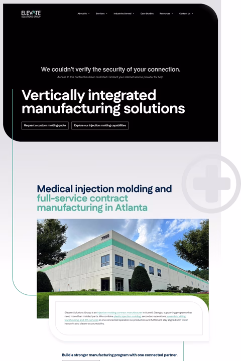 Elevate-Solutions-Group Homepage 1440px