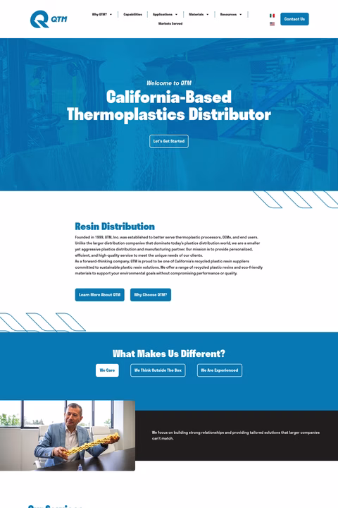 Qtm-Inc Homepage 1440px