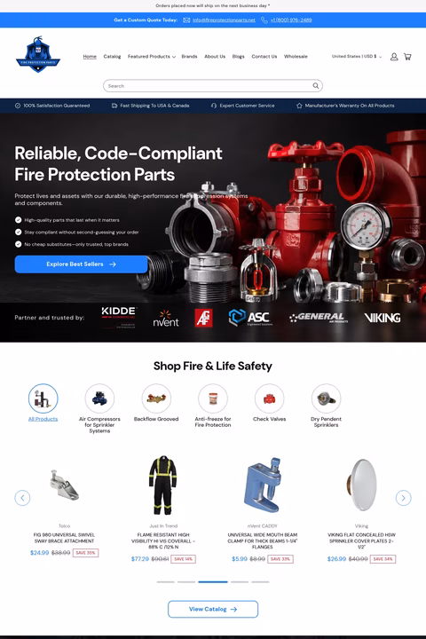 Fire-Protection-Parts Homepage 1440px