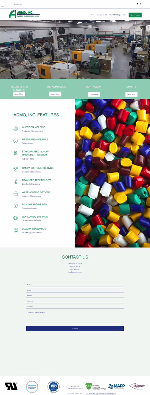 Admo-Inc Homepage 1440px