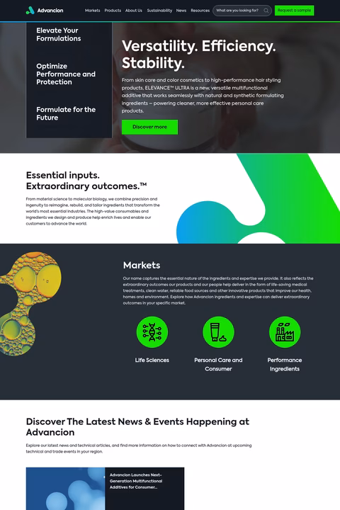 Advancion-Sciences Homepage 1440px