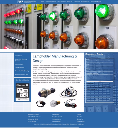 Aeronautical-Electric Homepage 1440px