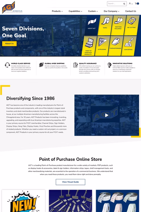 Agt-Products Homepage 1440px