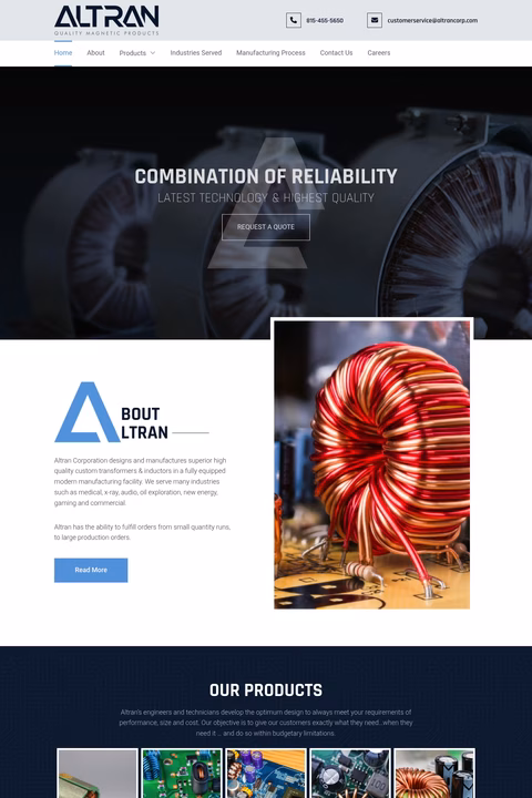 Altran-Corp Homepage 1440px