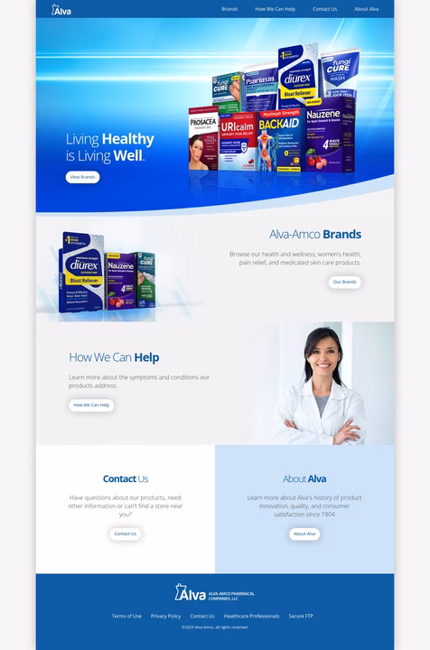 Alva-Amco Homepage 1440px