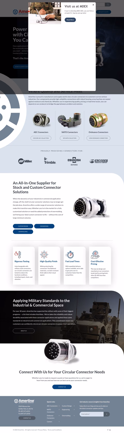 Amerline-Enterprises Homepage 1440px