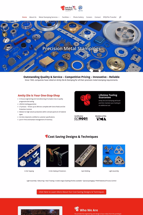 Amity-Die-Stamping Homepage 1440px