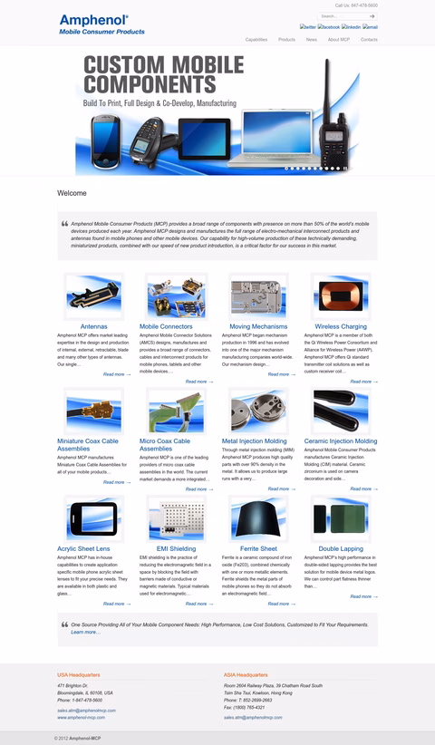 Amphenol-Mobile-Consumer-Products Homepage 1440px