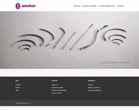 Anchor-Products-Co Homepage 1440px