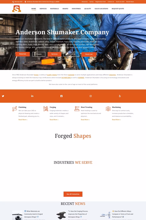 Anderson-Shumaker Homepage 1440px