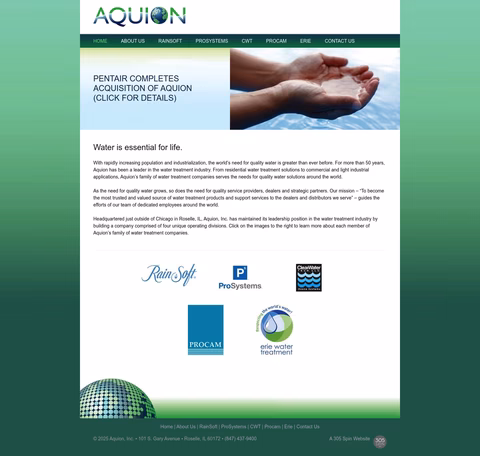 Aquion Homepage 1440px