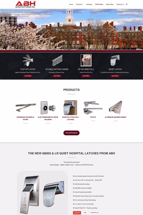 Architectural-Builders-Hardware Homepage 1440px