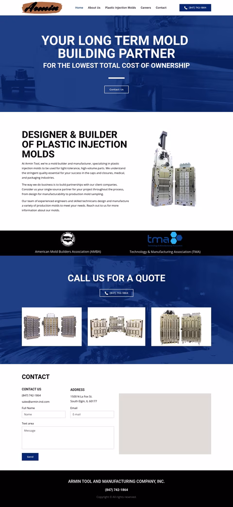 Armin-Tool-Manufacturing Homepage 1440px