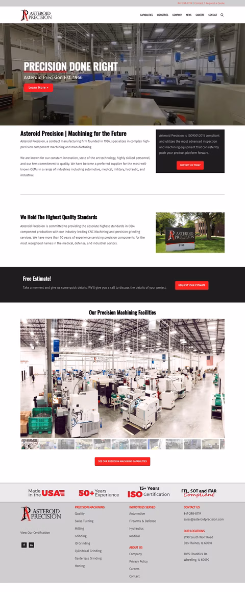 Asteroid-Precision Homepage 1440px