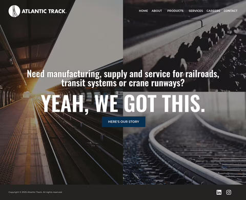 Atlantic-Track Homepage 1440px