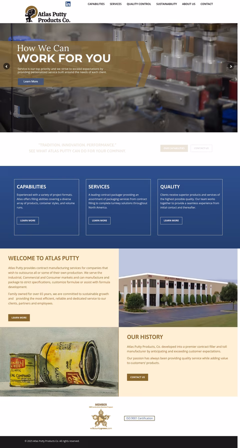 Atlas-Putty-Products Homepage 1440px