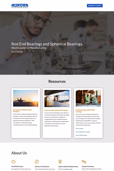Timken-Aurora-Bearing Homepage 1440px