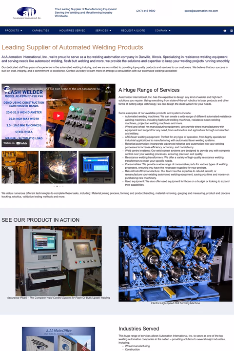 Automation-International Homepage 1440px
