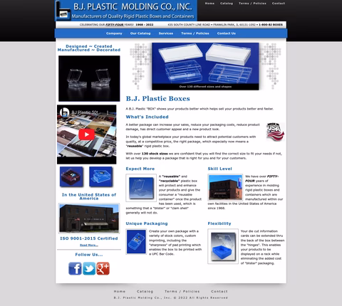 Bj-Plastic-Molding-Co Homepage 1440px