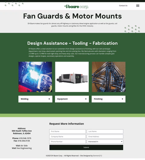 Eh-Baare-Corporation Homepage 1440px