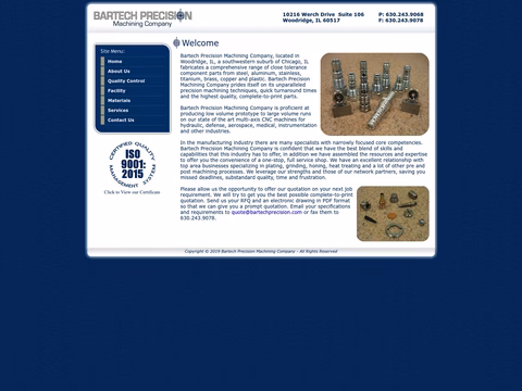 Bartech-Precision-Machining Homepage 1440px