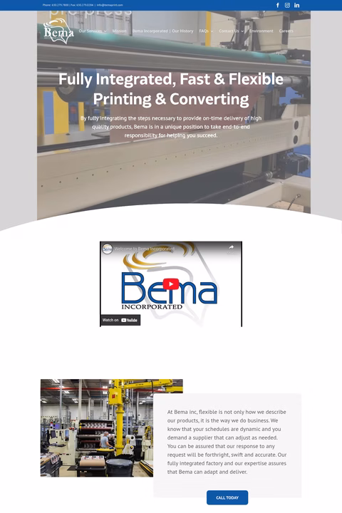 Bema-Print Homepage 1440px