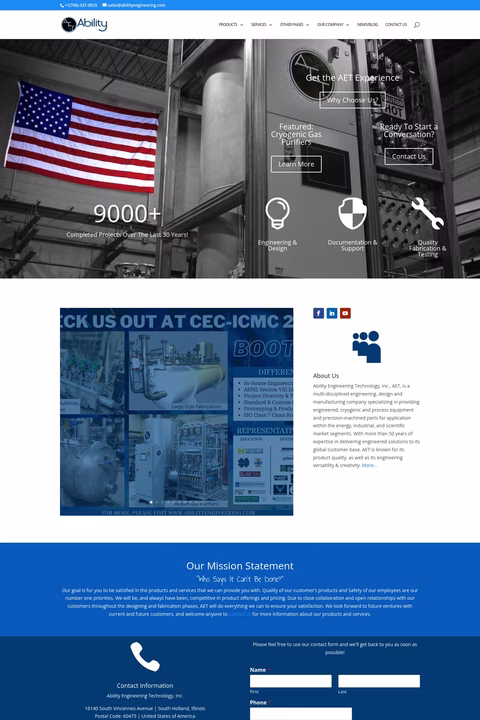 Ability-Engineering-Technology Homepage 1440px