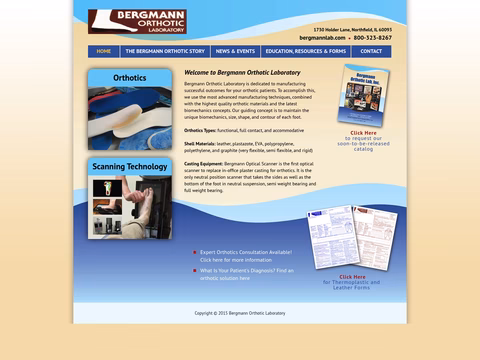 Bergmann-Orthotic-Laboratory Homepage 1440px