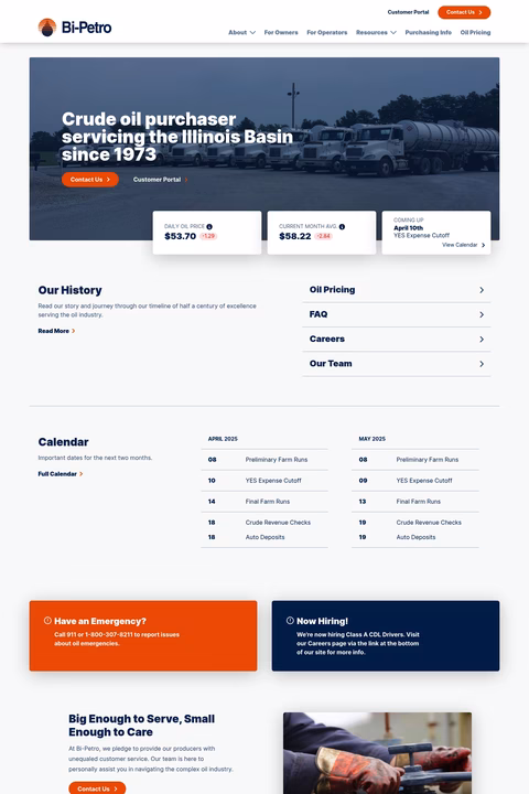 Bi-Petro-Inc Homepage 1440px