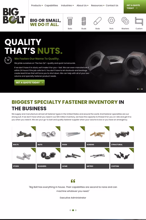 Big-Bolt Homepage 1440px