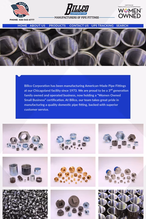 Billco-Corporation Homepage 1440px