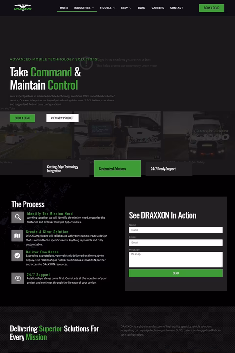 Draxxon Homepage 1440px