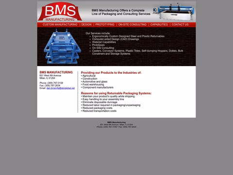 Bms-Manufacturing-Co Homepage 1440px