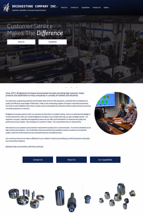 Bridgestone-Company-Inc Homepage 1440px