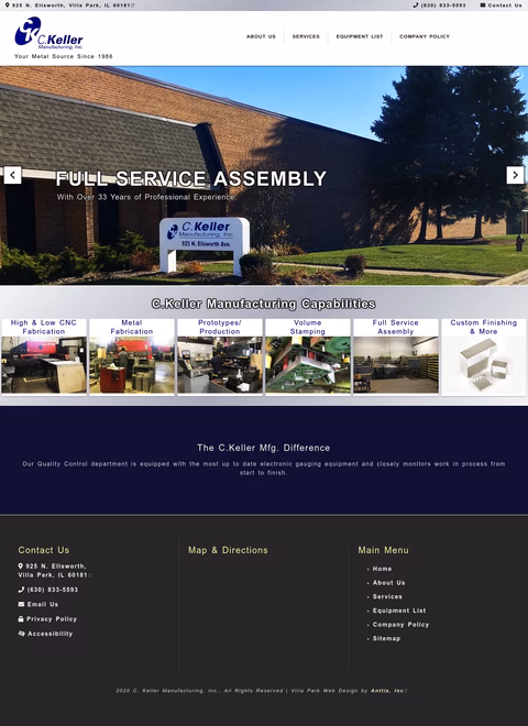 C-Keller-Manufacturing Homepage 1440px