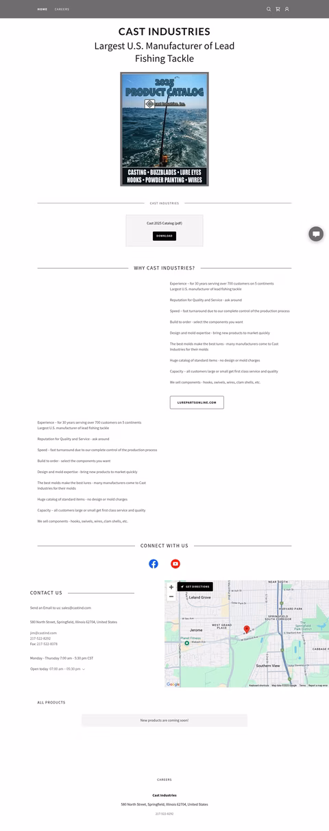 Cast-Industries Homepage 1440px