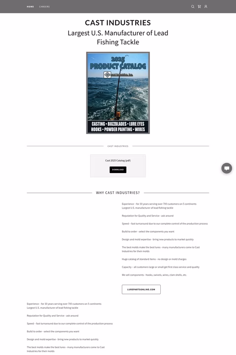 Cast-Industries Homepage 1440px