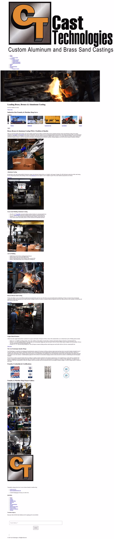 Cast-Technologies Homepage 1440px