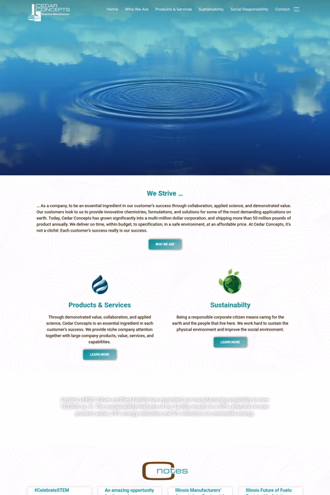 Cedar-Concepts-Corporation Homepage 1440px