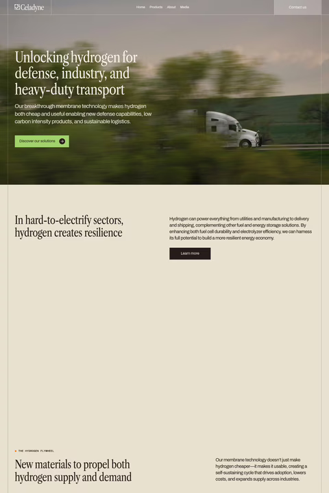 Celadyne-Technologies Homepage 1440px